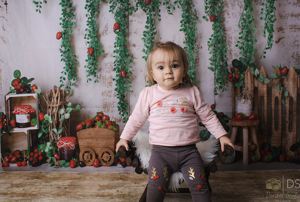 fond fraise des bois
