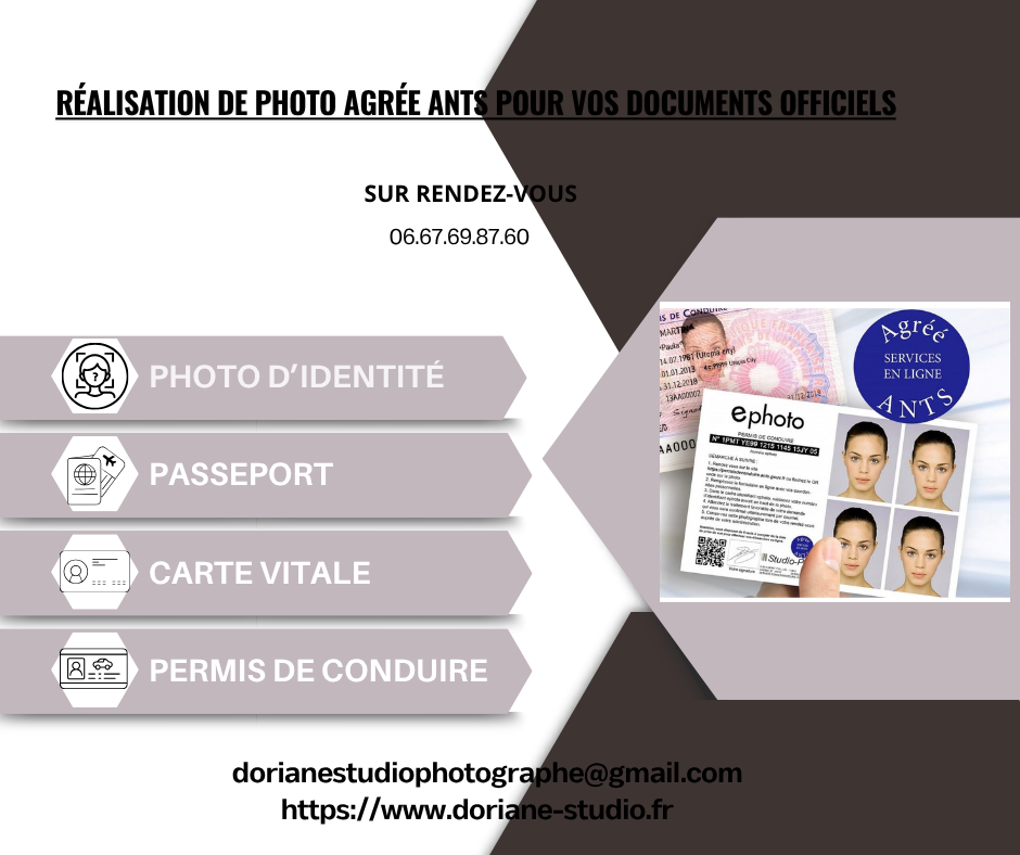 photo id passeport carte vitale permis